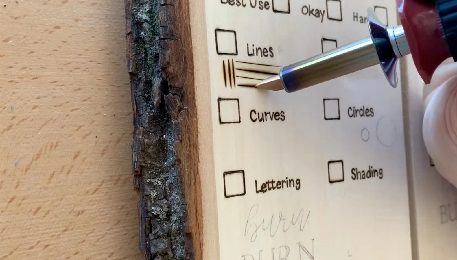 Wood Burning Tips and Nibs Explained: Which Tip Does What