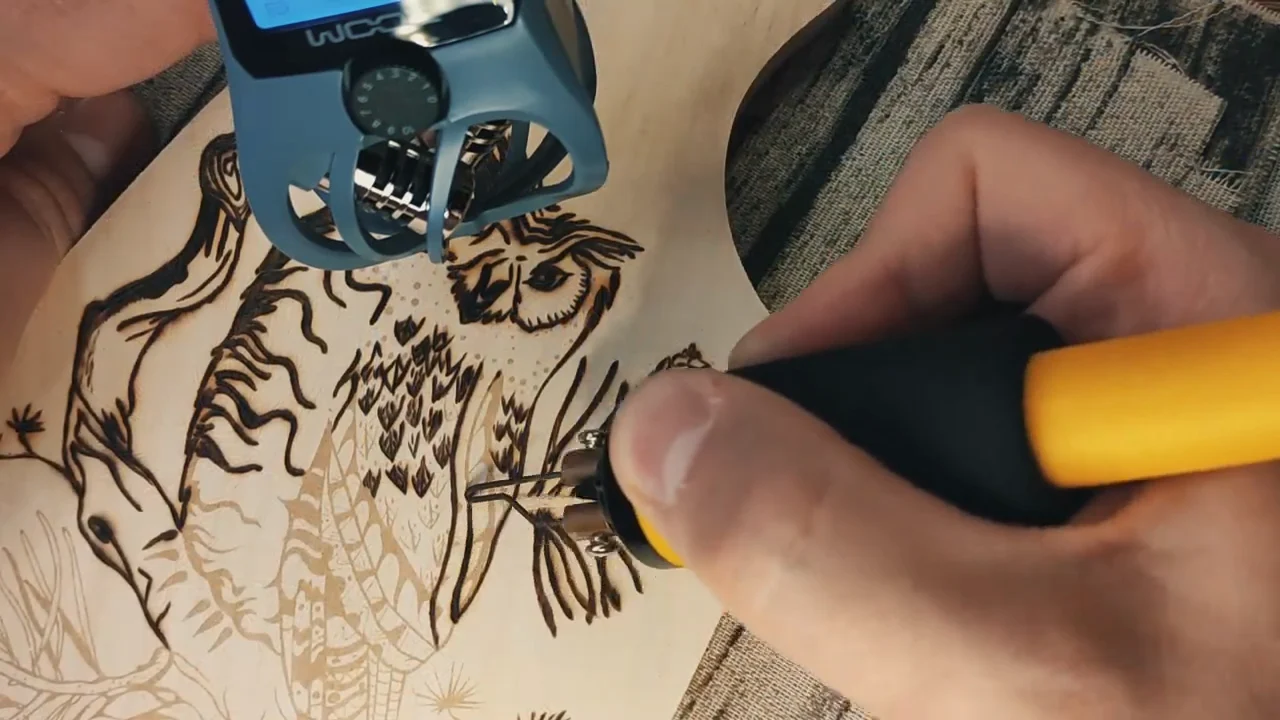 Burning a nature design as a first project